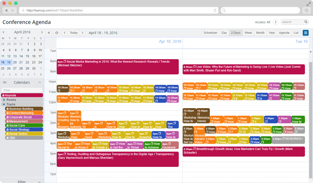 conference teamup calendar shared online calendar for build schedule online