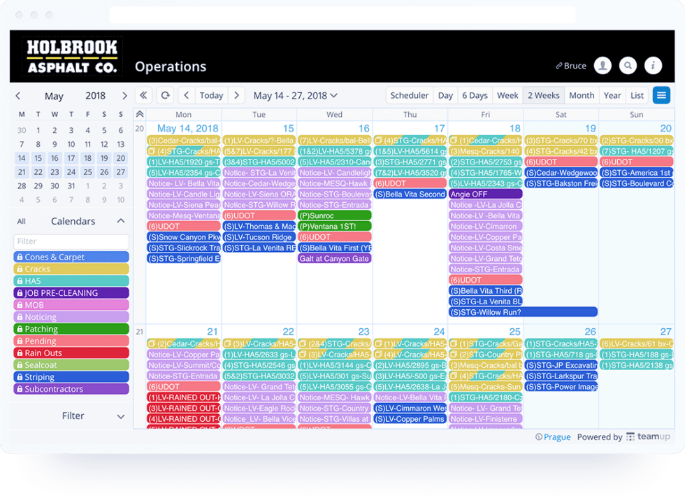 Schedule Work - Teamup.com