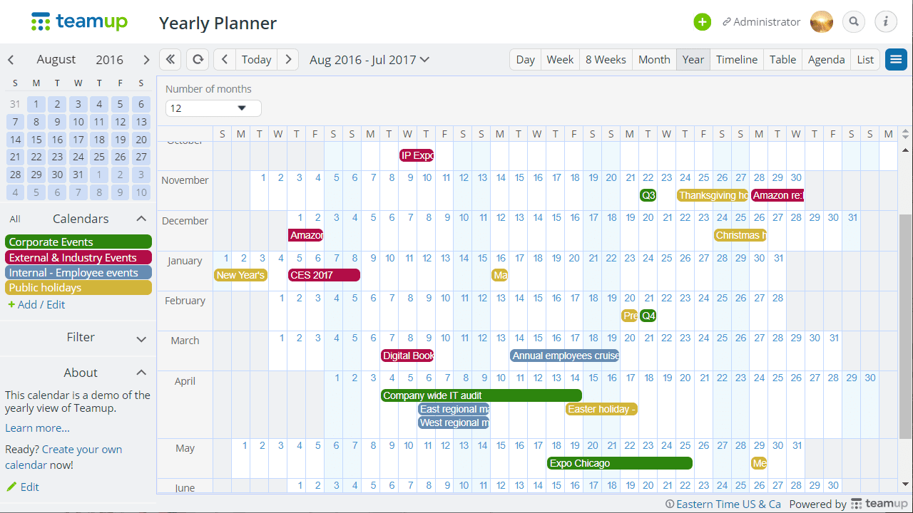 Getting Started - Teamup Calendar for Teams and Shared Scheduling - Organize teams and jobs, visualize schedule information, enable self-booking and updating for groups