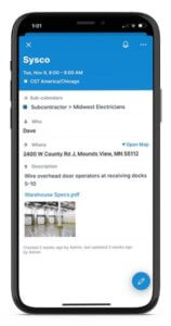 construction worker field access to job details