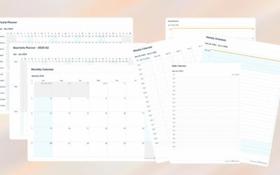 Free Printable 2025 Blank Calendars and Planners