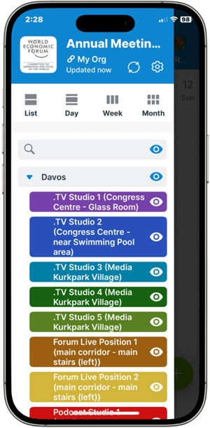 AM25 WEF Davos media booking calendar sidebar AM25 WEF Davos media booking calendar sidebar