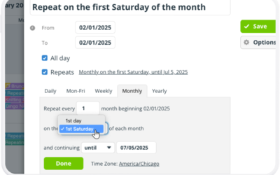 Create Recurring Events Beyond Daily, Weekly, or Monthly