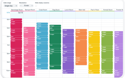 Resource Scheduling: Teamup versus Excel or Airtable