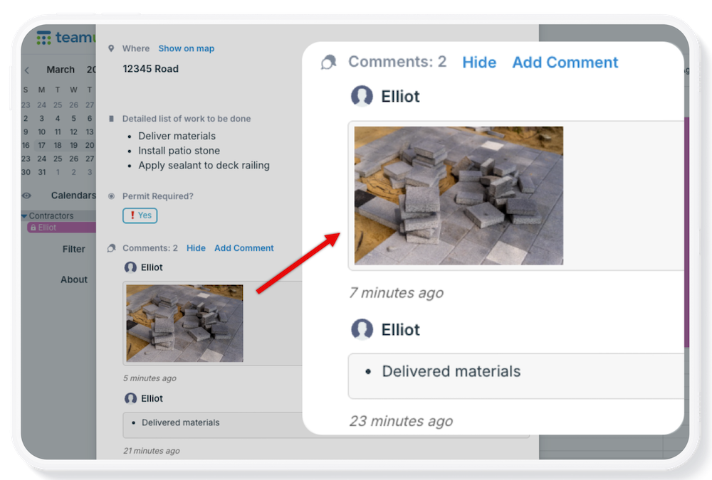 Let Users Add Notes and Upload Photos Without Editing Events