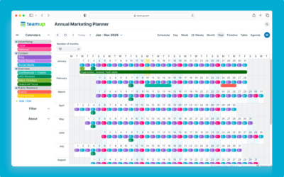 See a Whole Year of Calendar Events on One Page