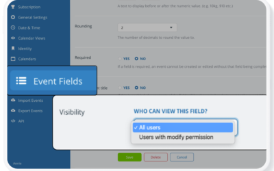 Visibility Control for All Event Fields