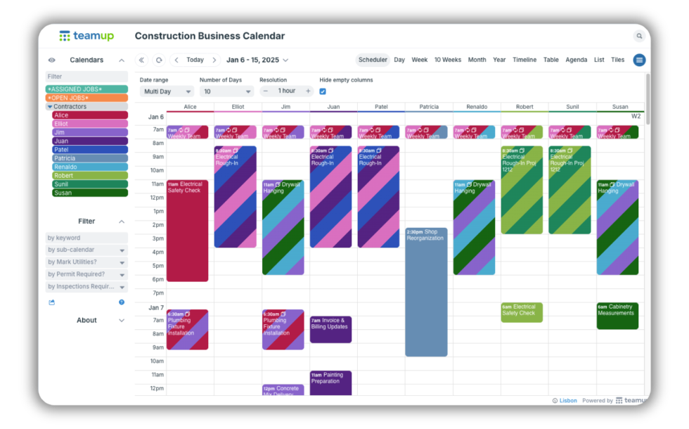 The calendar view that works for you - Teamup.com