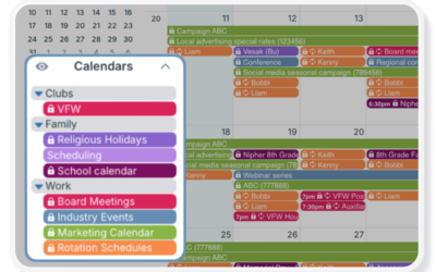 Create a Unified Overview of Multiple Calendars