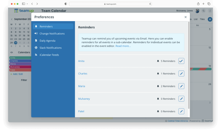Get Automatic Event Reminders for All Events
