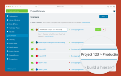 Create and Organize Sub-Calendars