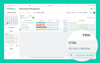How to Filter Events