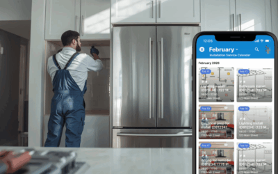 Visual Install and Delivery Scheduling with Complete Job Records
