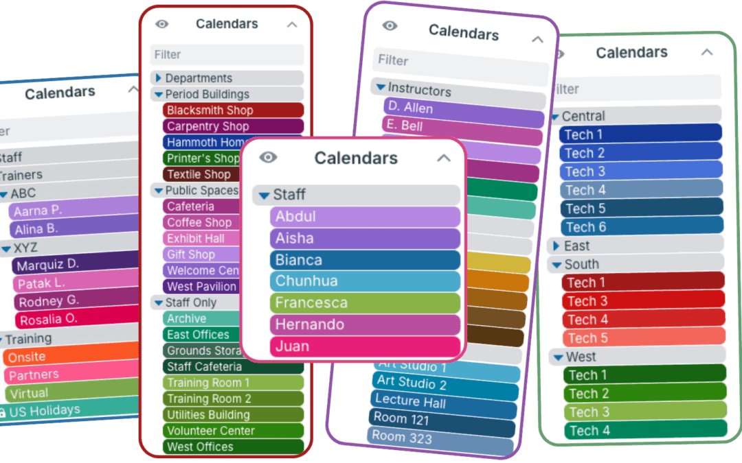 Organize and Color-Code with Sub-Calendars