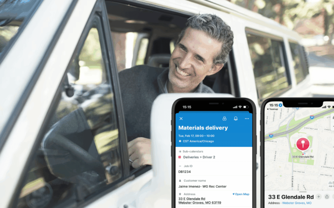 Get a Mapped Location from the Teamup app