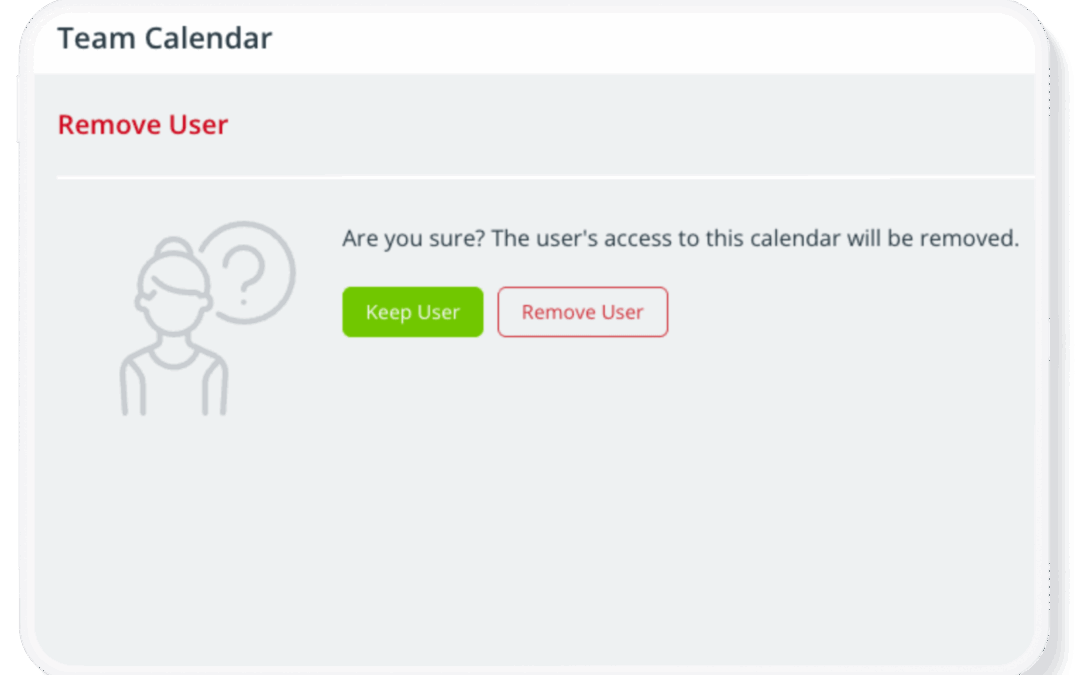 Remove Calendar Users Without Losing Their Data