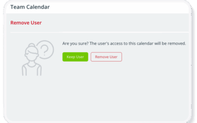 Remove Calendar Users Without Losing Their Data