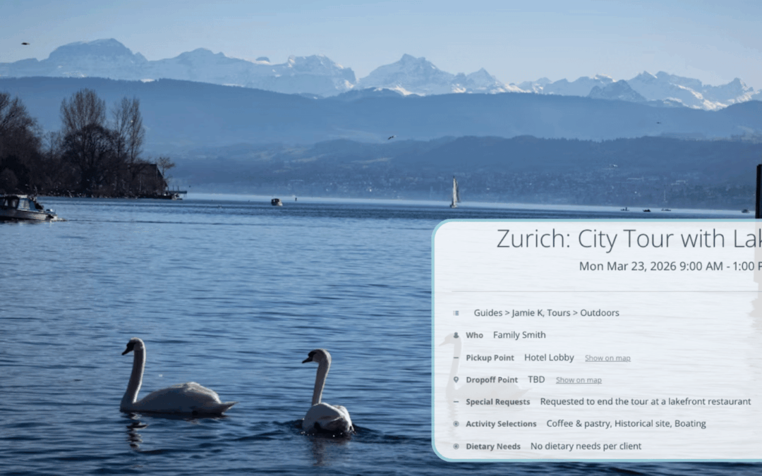 Simplify Tour Guest Communication with a Shared Event Page