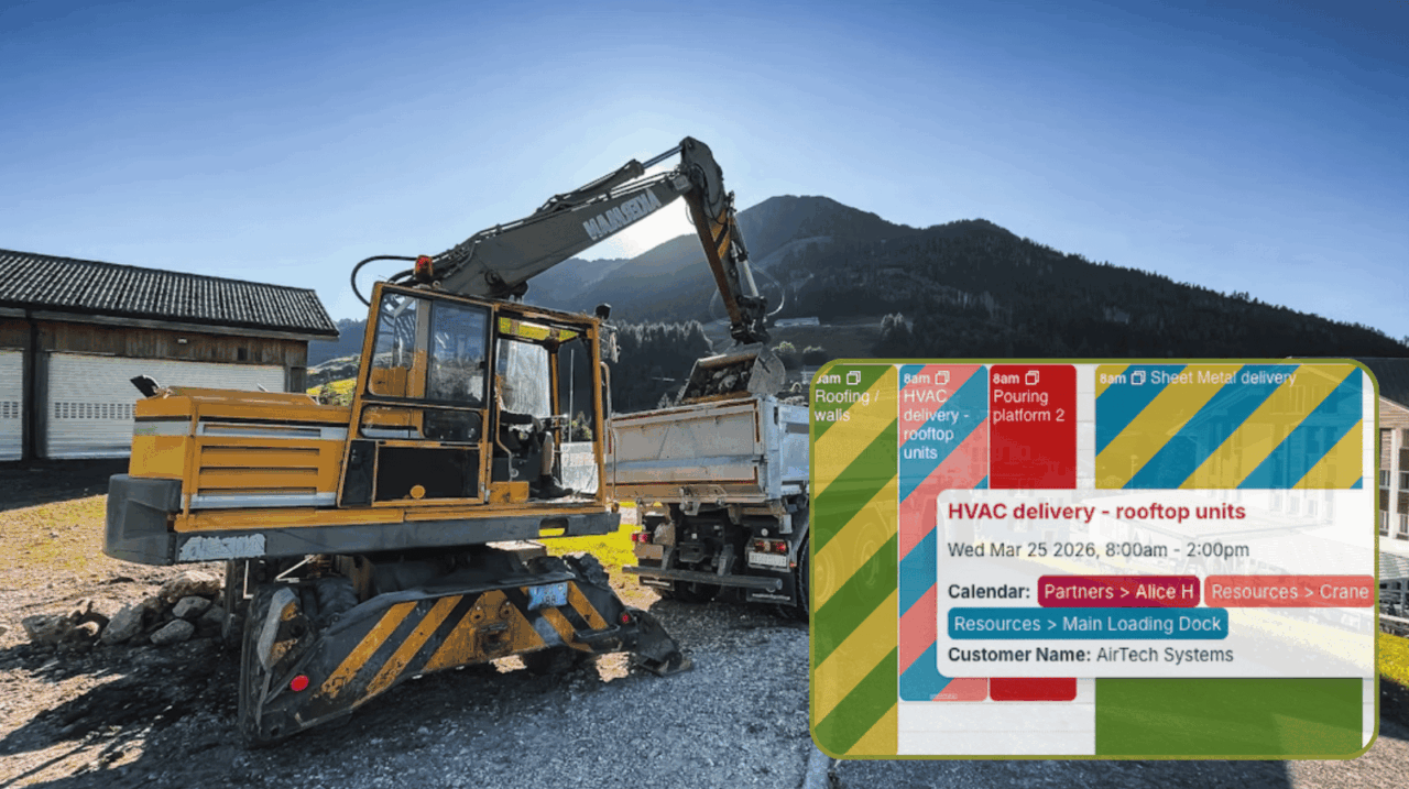 Friday Pack Example Construction A Shared Calendar for Scheduling Construction Site Deliveries