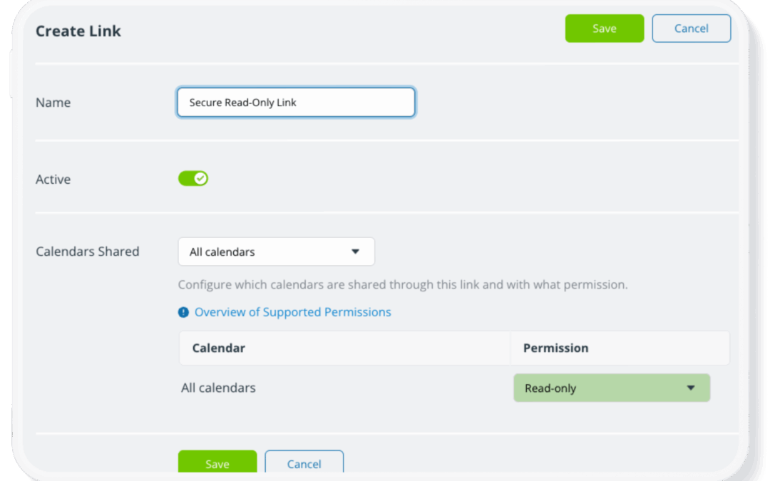 When and How to Safely Use Shareable Calendar Links