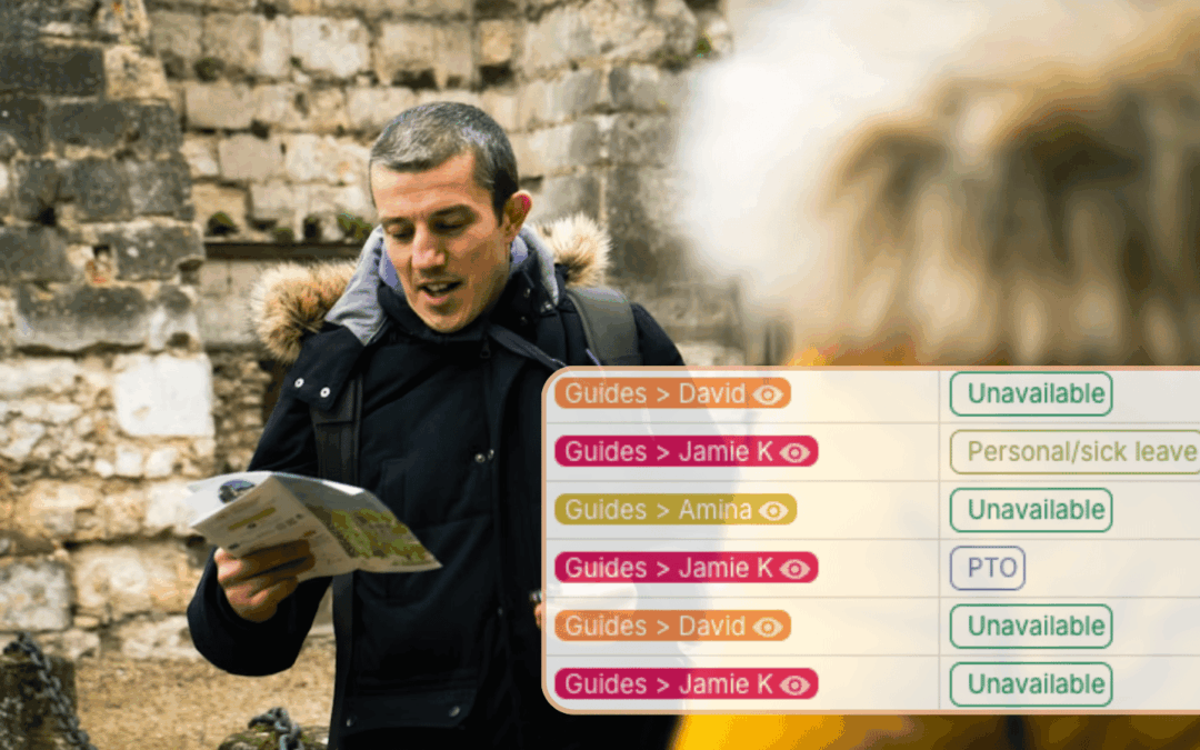 Track Tour Guide Absences and Reassign Coverage More Easily
