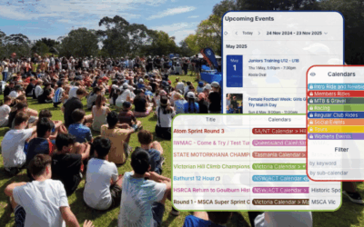 Embedded Calendars to Share Public and Community Events