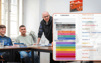 A Shared Calendar to Provide Visibility for Events Across Multiple Locations