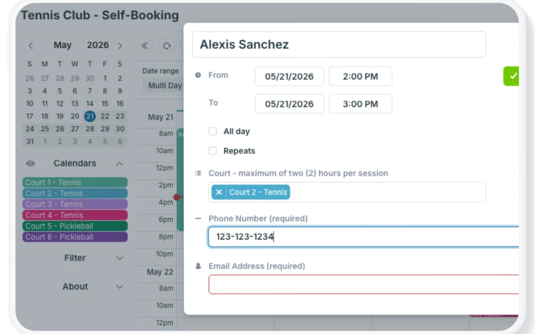 Two Ways to Let Users Self Book Resources in Teamup