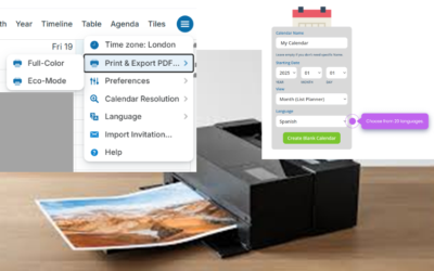 Print the Calendar You Actually Need: Filtered, Customized, or Blank