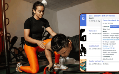 Organize Client Workout Programs in One Training Calendar