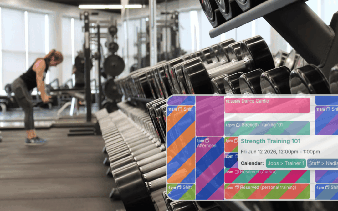 A Shared Calendar to Manage Gym Staff Scheduling