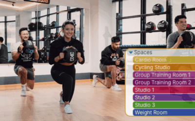 Show Availability and Enable Self-Booking for Shared Gym Spaces