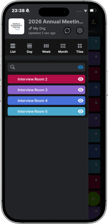Teamup app for #WRF24 sidebar