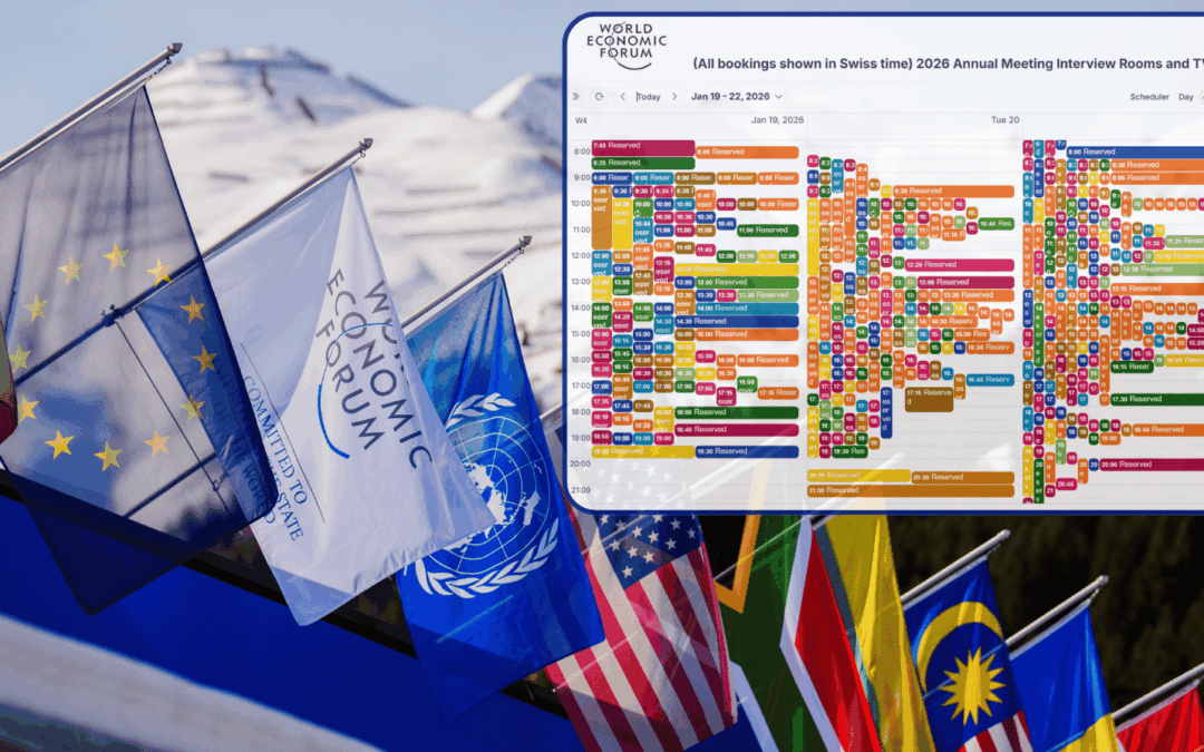 How Teamup Supports Media Bookings at World Economic Forum