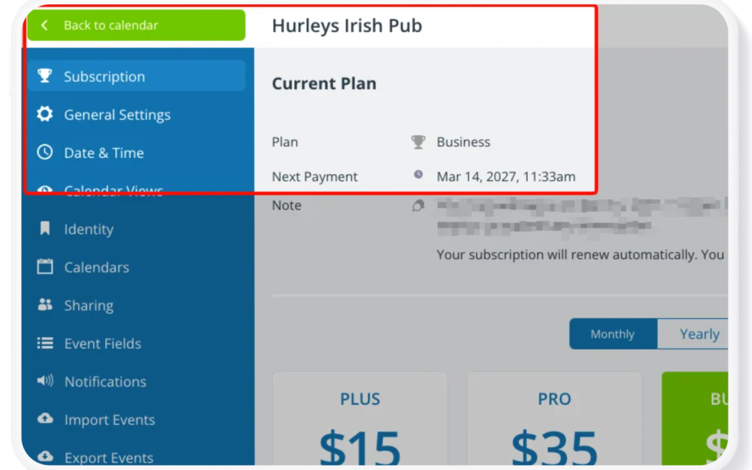 How Calendar-Based Subscription Plans Work