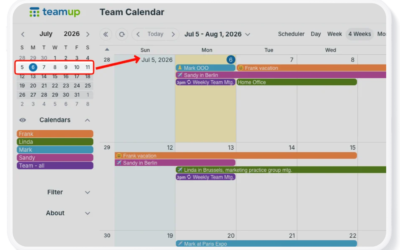 Stay Current and Scroll through Months with Multi-Week View