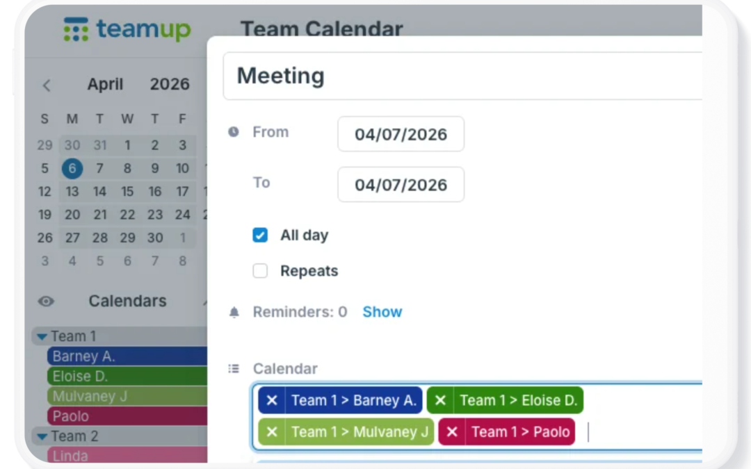 5 Practical Tips to Set Up a Shared Team Calendar