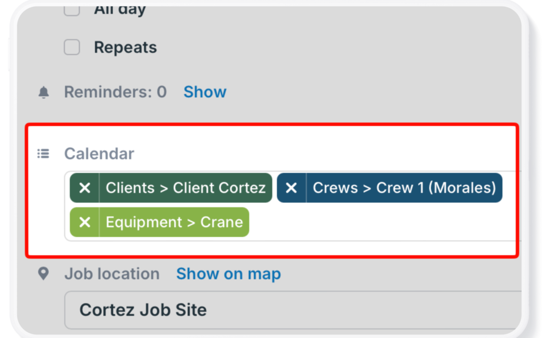 Connect One Event to Multiple People or Resources